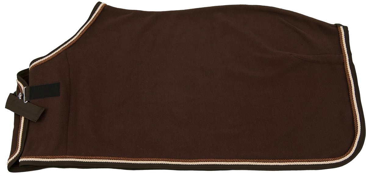 MHS Paardendeken Showfleece Deken bruin 105 cm