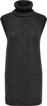 Only ONLCORA LONG ROLLNECK VEST - Dark Grey M Dark Grey