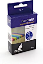 bordkrijtjes kleur stofvrij 12 stuks