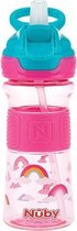 beker Flip-It  zachte tuit 360 ml roze/blauw