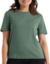 Icebreaker Central Stack T-shirt - Vrouwen - Groen