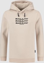 Ballin Amsterdam -  Jongens Slim Fit   Hoodie  - Bruin - Maat 152