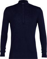 Icebreaker 175 Everyday LS Half Zip Heren Thermoshirt - Midnight Navy - M