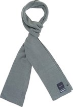 EAN | Fijn gebreide sjaal met TRESANTI logo donkergroen