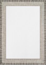 Spiegel Modern Bruin & Creme 70x110 cm – Hermine – Wandspiegels Groot – Bruine Spiegel Groot – Pas Spiegel – Perfecthomeshop