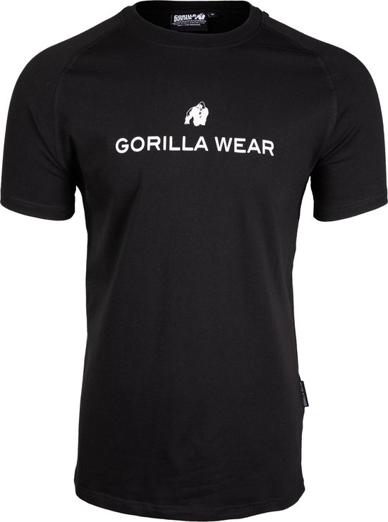 Gorilla Wear Davis T-shirt - Zwart - 2XL