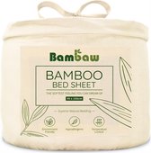 Bamboe Hoeslaken | 1-Persoons Eco Hoeslaken 90cm bij 190cm | Ivoor | Luxe Bamboe Beddengoed | Hypoallergeen Hoeslaken | Puur Bamboe Viscose Rayon Hoeslaken | Ultra-ademende Stof | Bambaw