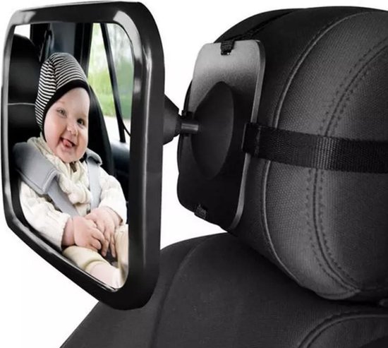 Digitaal limoen serveerster Achterbankspiegel voor baby's van onbreekbaar materiaal, auto  achteruitkijkspiegel... | bol.com