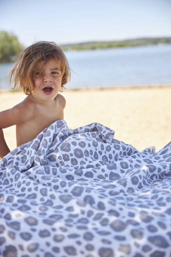 Meyco Panter swaddle xl hydrofiel neutral 140x200cm