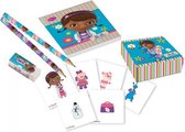 schrijfset Doc McStuffins junior blauw 16-delig