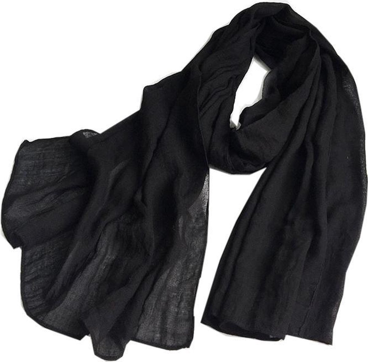 Grote Sjaal Dames - Omslagdoek cm - Zwart |