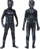 WiseGoods Luxe Black Panter Kostuum - Carnaval - Halloween - Verkleedkleren Jongen - Speelgoed - 110/116 - Zwart