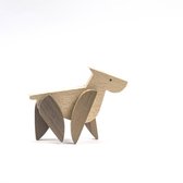 Esnaf Hond Houten speelgoed dier met magneten