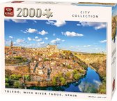 King Puzzle 2000 Pièces (96 x 68 cm) - Toledo Espagne - Jigsaw Puzzle Cities