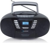 BLAUPUNKT Boombox Met CD + Cassette + USB + Bluetooth 4.2, Zwart