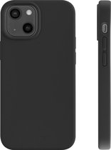 BeHello - iPhone 13 mini Hoesje - Liquid Silicone Case Zwart