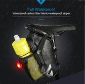 Waterbestendige Zadeltas voor Fiets Inclusief Lamp - Racefiets, Mountainbike frame fietstas - fiets - MTB zadeltas -elektrische fietsen - waterdicht-