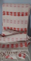 Sprei / Plaid acryl - Decoris Home - 170x130cm - beige/colours