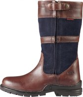 Horka Outdoorlaarzen York Halfhoog Leer/suède Bruin/blauw Mt 41