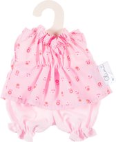 Olimi poppen kledingset 'Bloomers Pink' voor een pop van ca. 21 cm