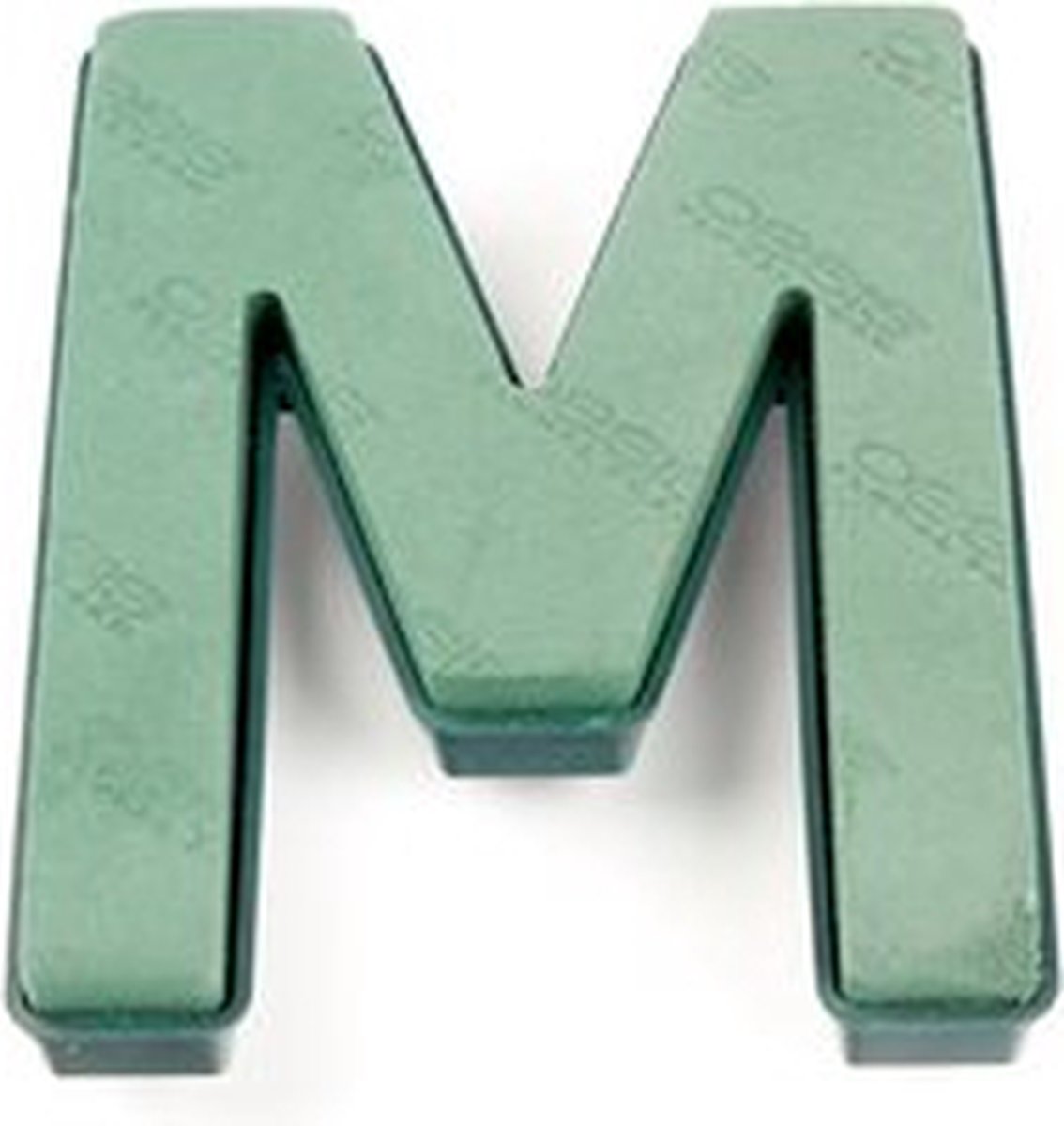 Oasis naylor base floral foam letter M 1st - 31cm