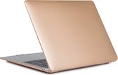 Laptophoes - Geschikt voor MacBook Air 13 inch Hoes - Case Voor Air 2020 (A2179) - Goud