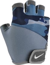Nike Fitnesshandschoenen Fitness Glove - Dames - grijs/blauw print - Maat M