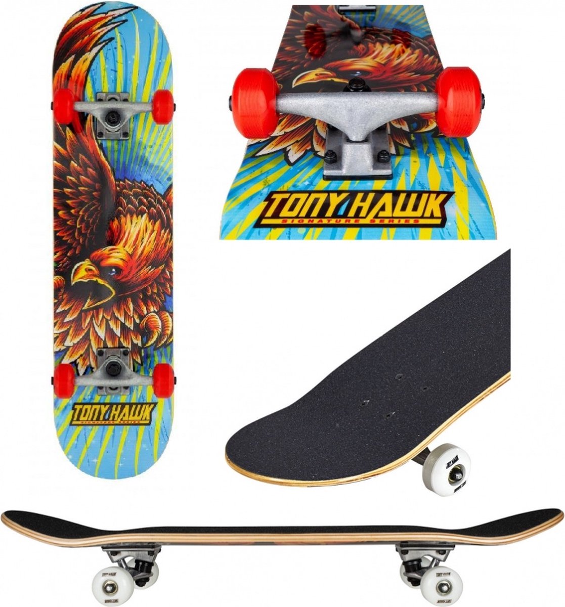 Skateboard Tony Hawk 180 - Golden Hawk - 31 x 7.75 inch - 79 cm — afbeelding 4