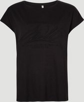 O'Neill T-Shirt Women Essential Graphic Tee Black Out - A M - Black Out - A 100% Katoen Round Neck
