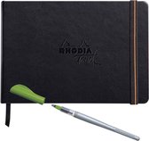Kalligrafie set -Rhodia Touch Calligrapher Book A5 - Pilot Parallel Vulpen 3.8mm
