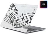 Laptophoes - Geschikt voor MacBook Air 13 inch Hoes - Case voor Air 2018-2021 (M1, A1932 t/m A2337) - Muziek