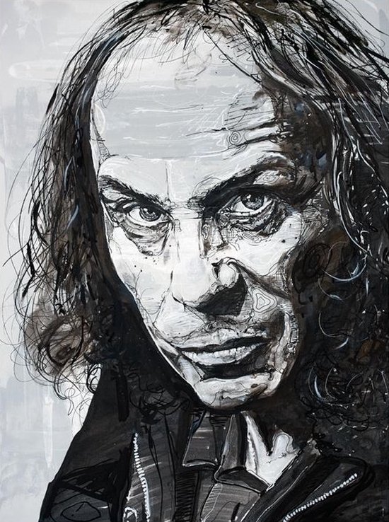 Ronnie James Dio - Canvas - 50 x 70 cm