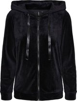 VERO MODA  Athena Velvet Hoodie ZWART L