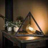 dePauwWonen Pyramide Tafellamp - excl led lampen - E27 - Charcoal