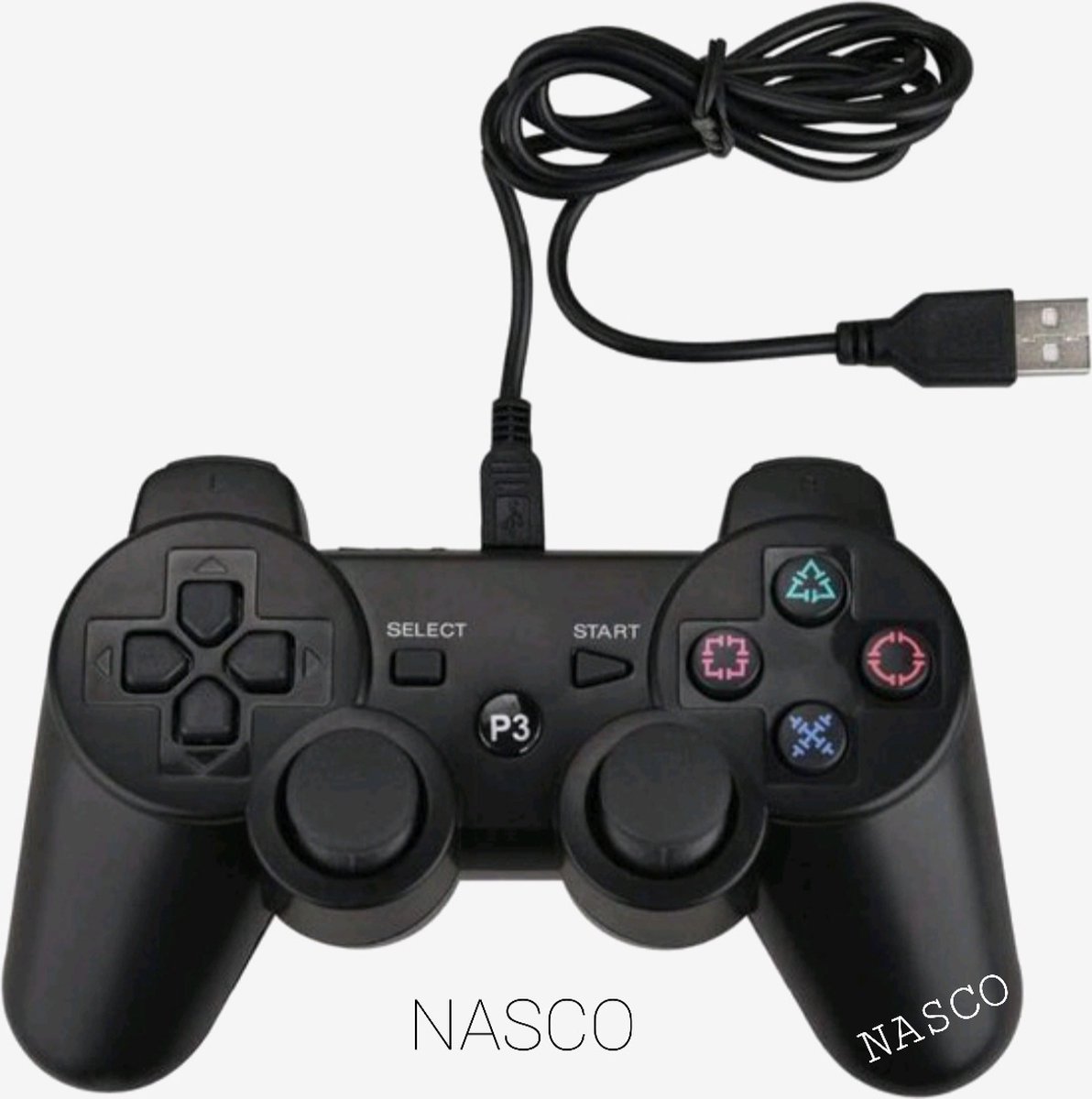 Controller geschikt voor de Playstation 3 + USB oplaadkabel | bol.com