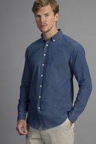 Laurent Vergne - Marseille Slim Fit Denim Overhemd - Maat L