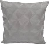 Colmore - Luxe sierkussen diamant - Grijs - Zilver - 50x50cm