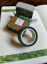 Papaverveld | Vincent van Gogh Washi Tapes | Masking Tape | Schilderijen | Kunst | Art | Natuur | Landschappen | Prachtige Natuur Graan Boerderij Bergen Landschap | Bullet Journal | Journalling | Journaling |  Masking Tape
