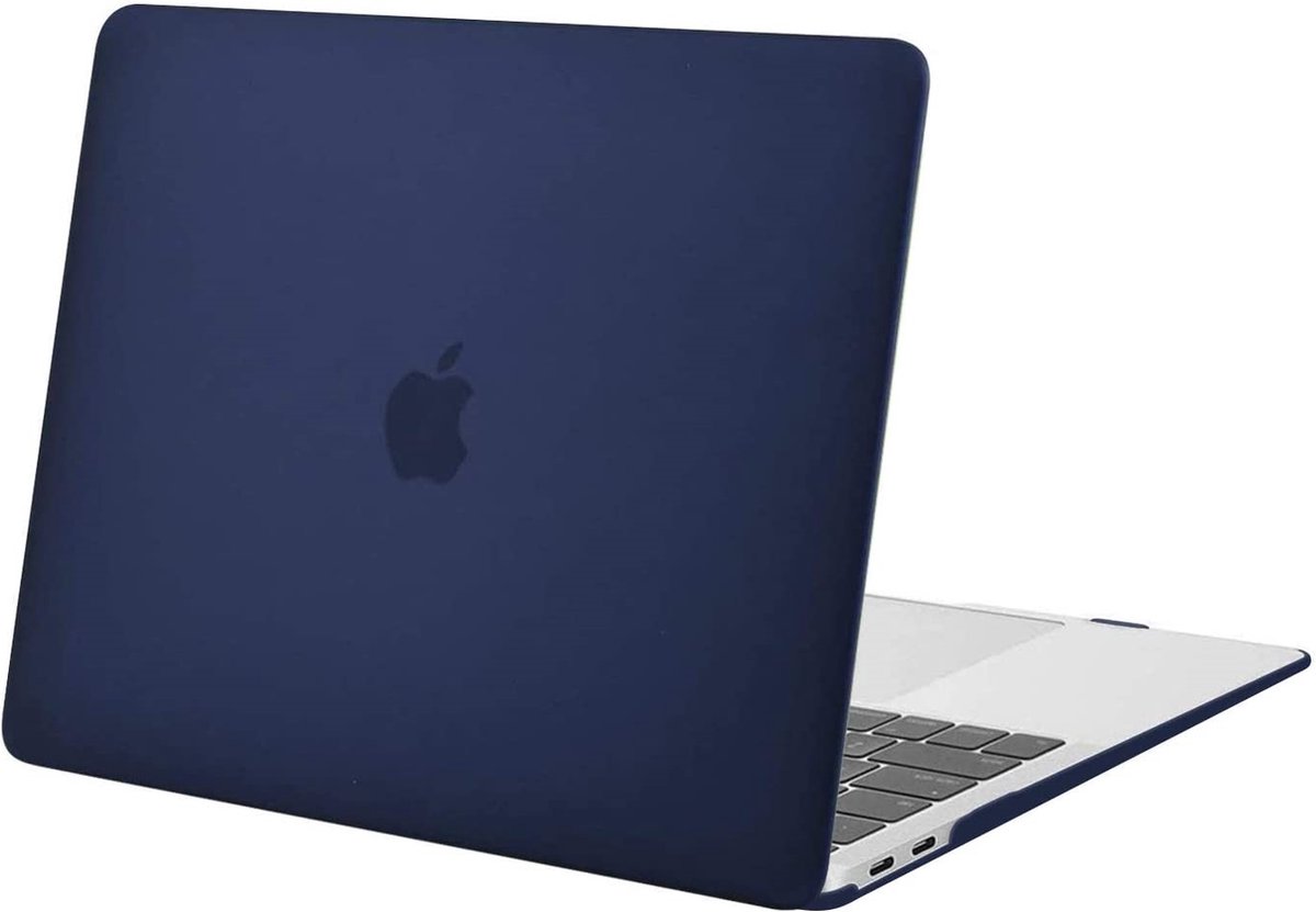 MacBook Air Cover - 13 Inch Hard Case - Hardcover Shock Proof Hardcase Hoes Macbook Air 2018 (A1932) Cover - Deep Blue
