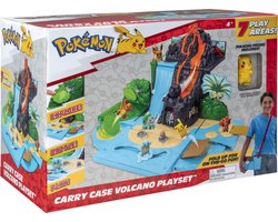 Pokémon vulkaan uitklapbare speelset - met pikachu figuurtje - Pokemon Draagtas Volcano Speelset -