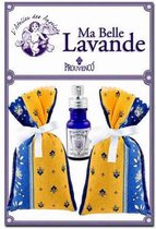 Lavendel geurzakjes (2x20g) en lavendel interieurparfum (15ml) - Huisparfum roomspray interieur room parfum - Geurzakjes voor in kledingkast