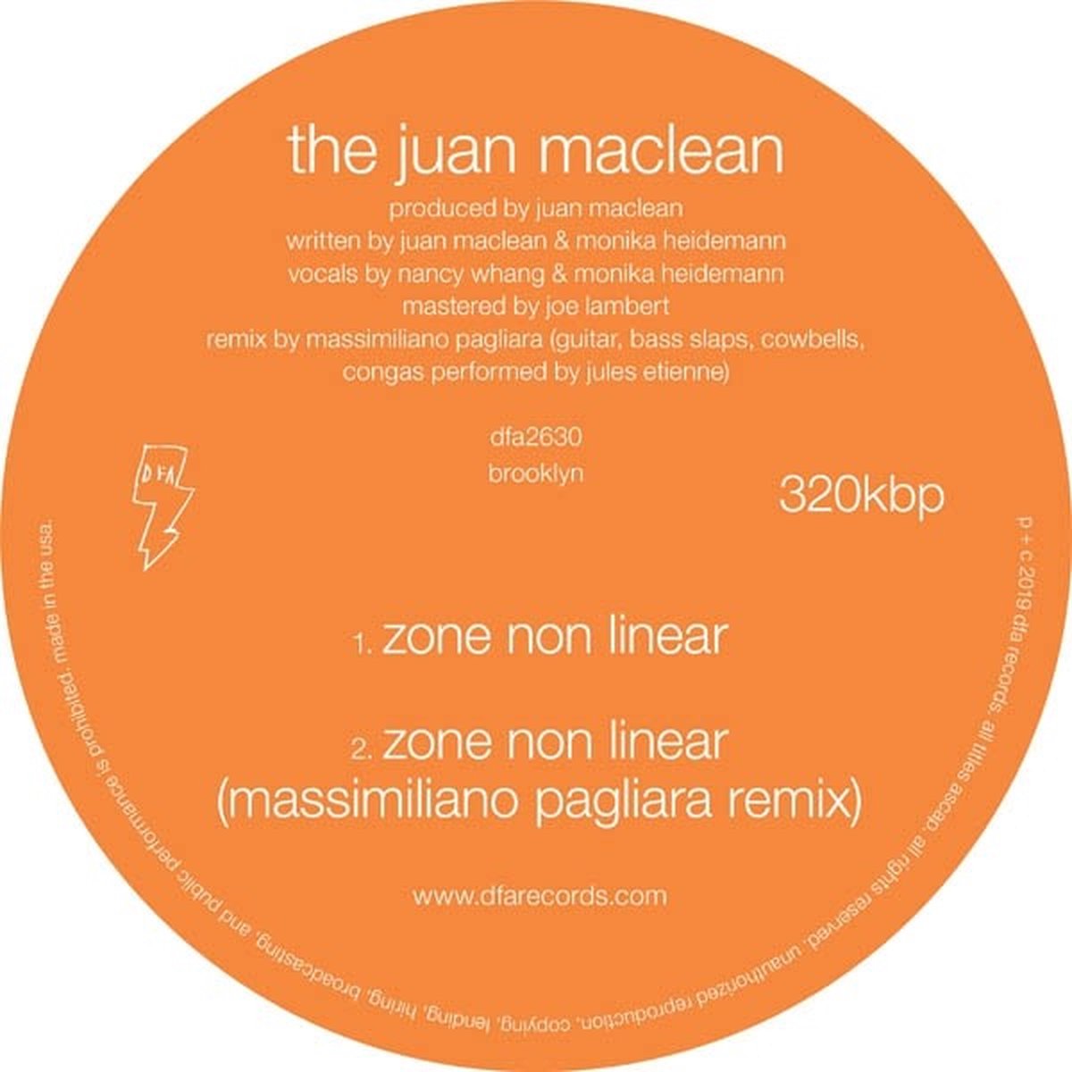 Juan MacLean - What Do You Feel Free About? (12" Single)