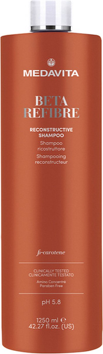 Medavita ß-Refibre Reconstructive Shampoo Beschadigd Haar 1250ml