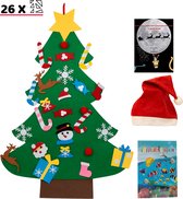 SPARCZ - Kerstboom voor kinderen - Vilten kerstboom - Kleurboek - Kerstmuts - Inclusief special Kerst E-book