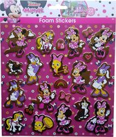 Disney's Minnie Mouse Foam  Stickers  +/- 22 Stickers