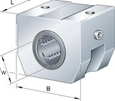 INA Lineaire kogellagereenheid 12mm - KGHK12-B-PP-AS