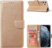 iPhone 13 Pro hoesje bookcase Goud - iPhone 13 Pro hoesje bookcase - iPhone 13 Pro wallet case - hoesje iPhone 13 Pro bookcase - hoesje iPhone 13 Pro bookcase - iPhone 13 Pro porte