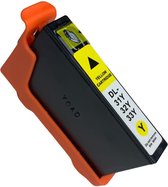 Inktplace Huismerk 31 / 32 / 33 Inkt cartridge Yellow / Geel geschikt voor Dell