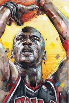 Passionforart.eu Poster - Michael Jordan Chicago Bulls - 70 X 100 Cm - Multicolor