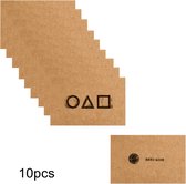 SGames -  invitation cards - 10 stuks